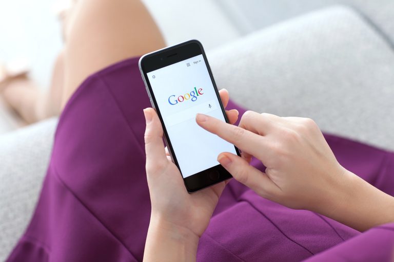 Using Google on Phone