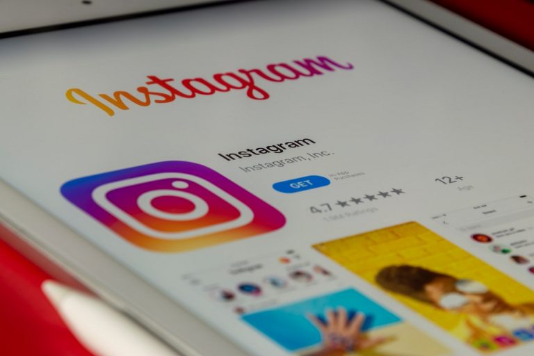 instagram on phone