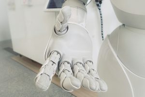 AI Robot Extending Hand