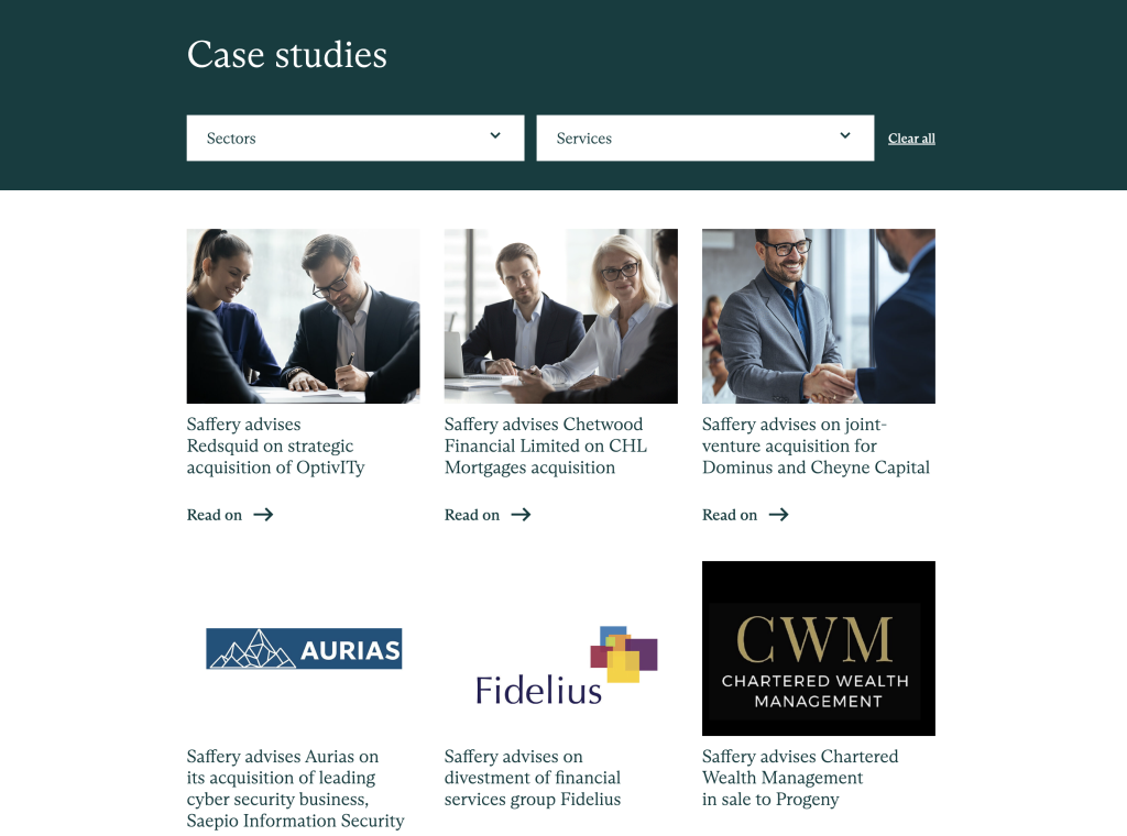 Accountancy firm's case studies