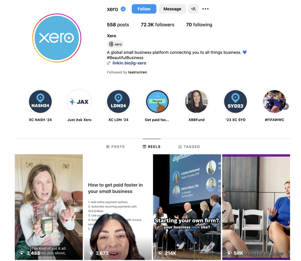 Social Media Posts for Accountants by Xero